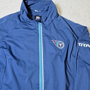 NFL Tennessee Titans Women's‎ Jacket XL Blue Full Zip Lightweight Football Team